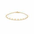 Pulseira com Micro Corações
