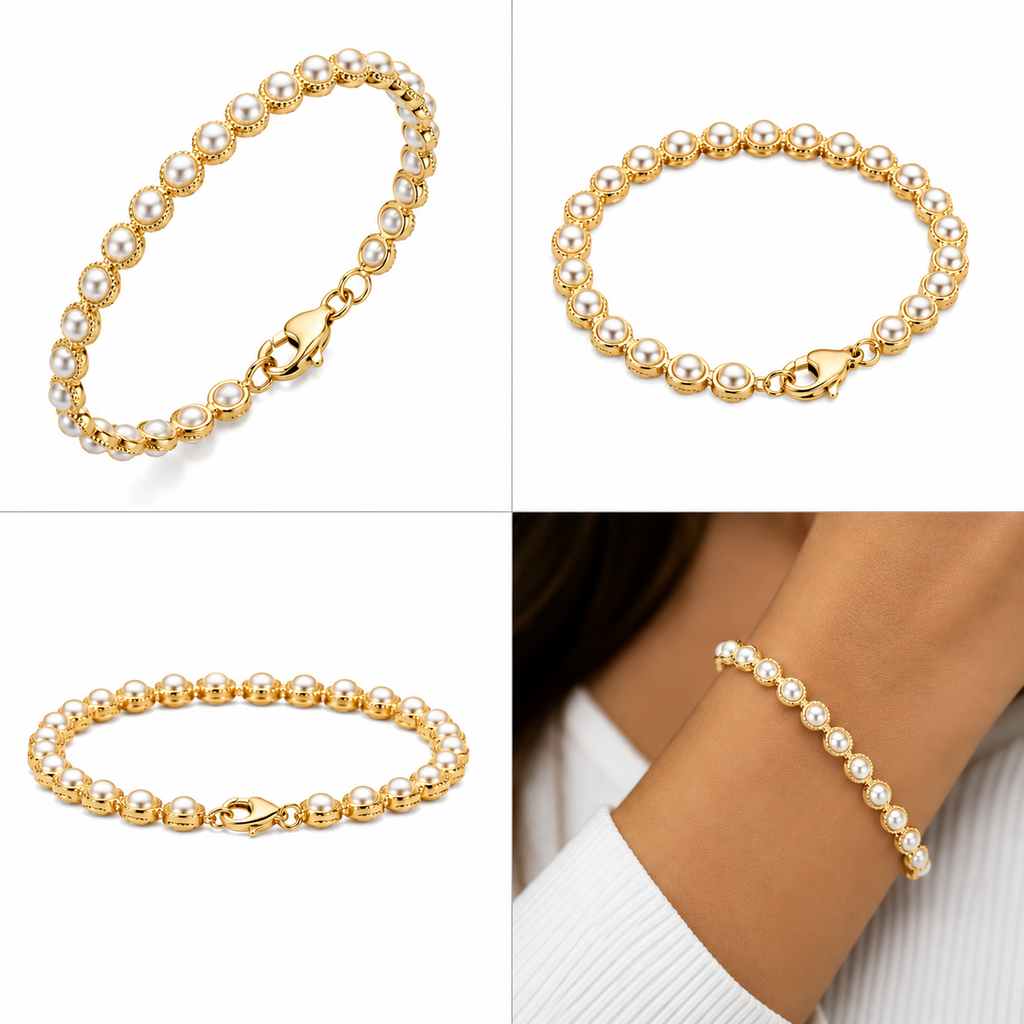 Pulseira Riviera de Pérolas Classic