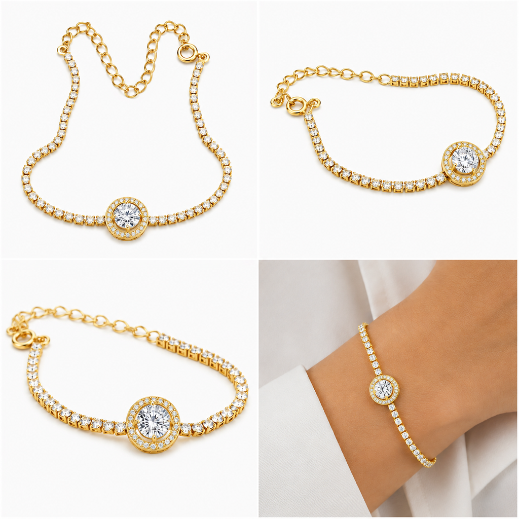 Pulseira Elos Trevo Vazado