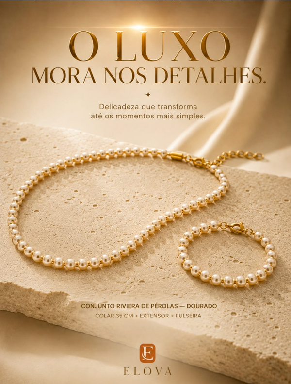 Conjunto Riviera de Pérolas — Dourado